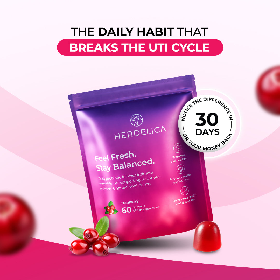 Herdelica Women's UTI Probiotic Gummies