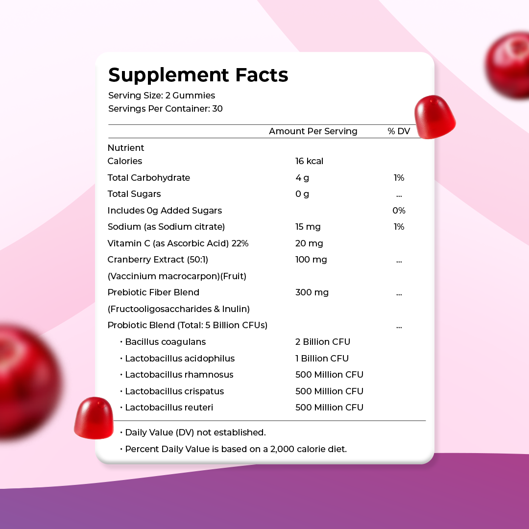 Herdelica Women's Probiotic Gummies.