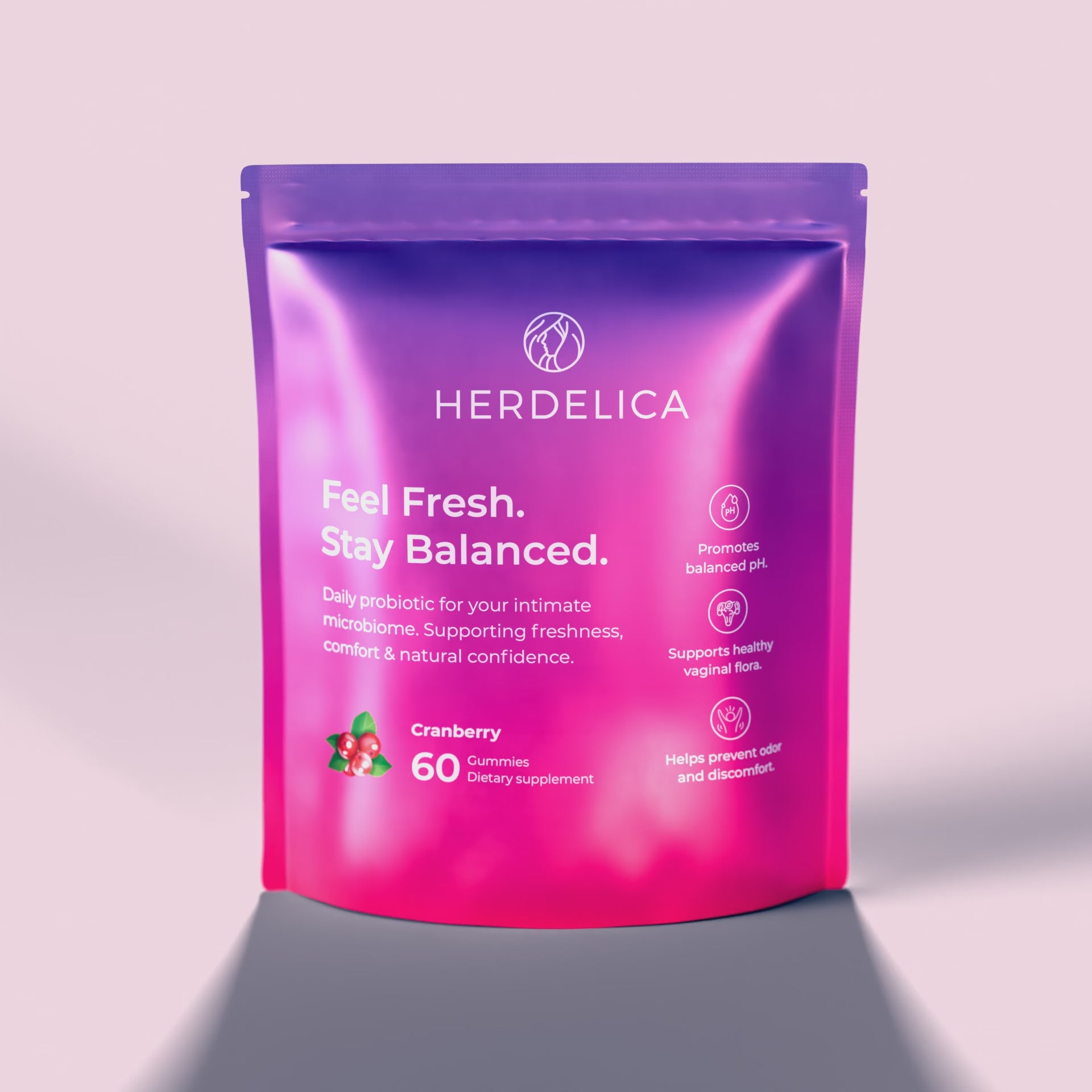 Herdelica Women's Probiotic Gummies.